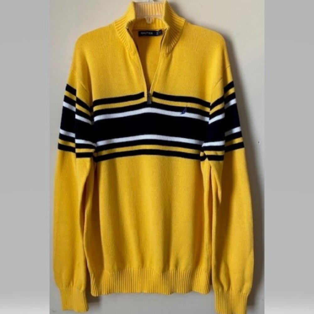 Men's Nautica Zip Front Sweater